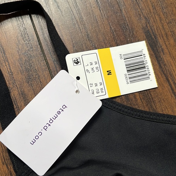 B. Tempt’d Black Sports Bra - Picture 5 of 8